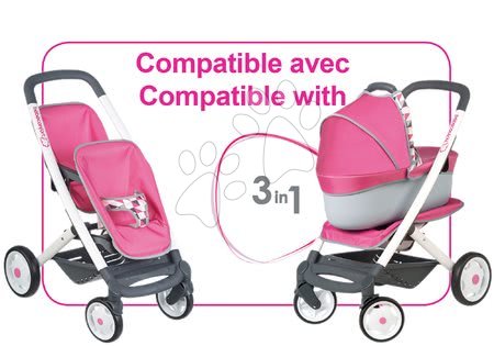 Cărucioare de la 18 luni - Scaun de maşină pentru păpuşă retro Maxi Cosi&Quinny Smoby - 6