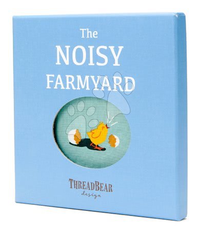 Hračky pre najmenších - Textilná knižka Noisy Farmyard Rag Book ThreadBear_1