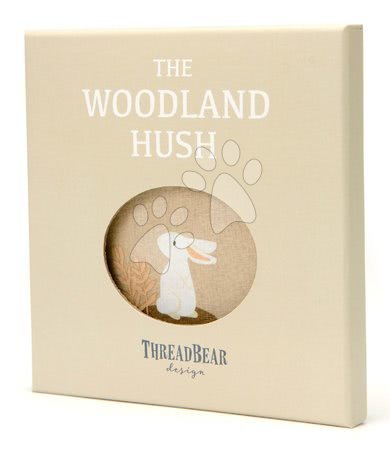 Hračky pre najmenších - Textilná knižka Woodland Hush Rag Book ThreaBear_1
