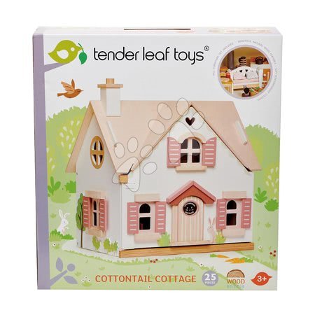 Wooden doll houses - Wooden country dollhouse Cottontail Cottage Tender Leaf Toys - 6