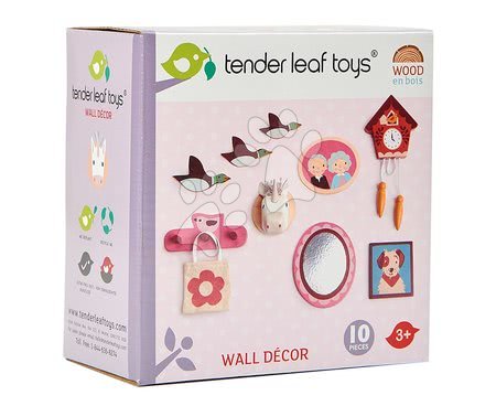 Hračky pre deti od 3 do 6 rokov - Drevené dekorácie na stenu Wall Décor Tender Leaf Toys_1