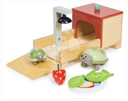 Case in legno per bambole - Casetta per tartarughe in legno Tortoise Pet Set Tender Leaf Toys - 2