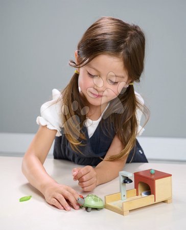 Case in legno per bambole - Casetta per tartarughe in legno Tortoise Pet Set Tender Leaf Toys - 3