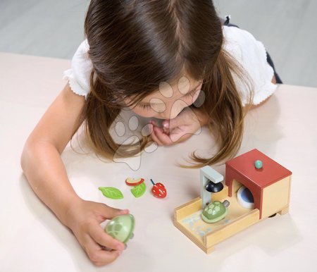 Case in legno per bambole - Casetta per tartarughe in legno Tortoise Pet Set Tender Leaf Toys - 4