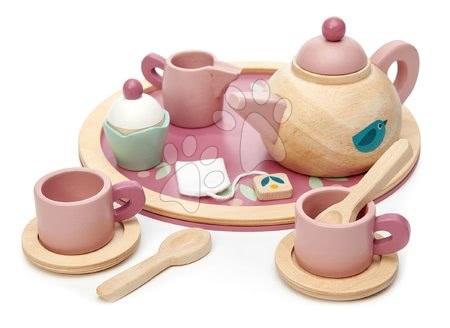 Fa játékkonyhák - Fa teáskészlet Birdie Tea set Tender Leaf Toys - 5