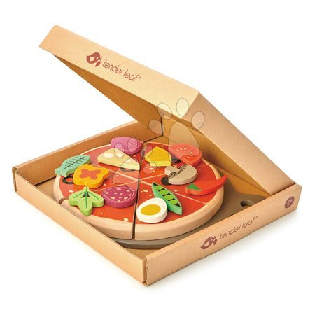 Drewniane kuchnie - Drewniana Pizza Party Tender Leaf Toys - 1