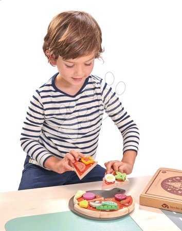 Bucătării de jucărie din lemn - Pizza Party din lemn Tender Leaf Toys - 2