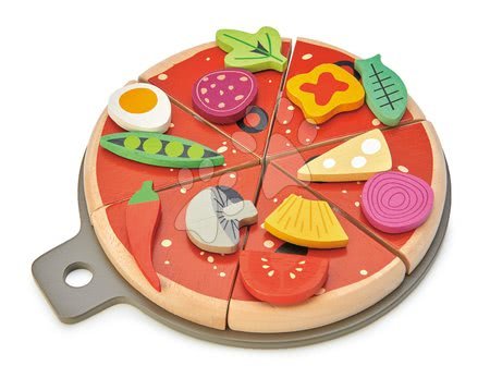 Drewniane kuchnie - Drewniana Pizza Party Tender Leaf Toys - 6