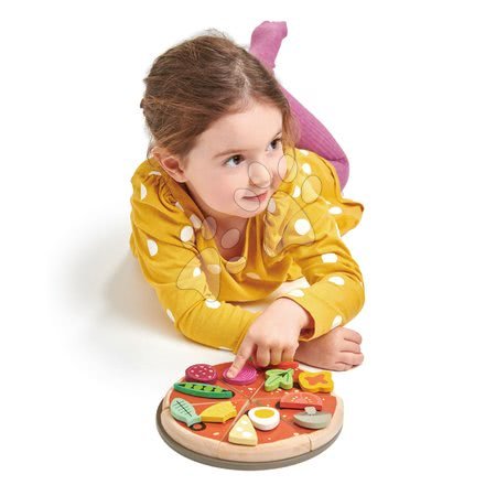 Drewniane kuchnie - Drewniana Pizza Party Tender Leaf Toys - 8