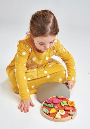 Drewniane kuchnie - Drewniana Pizza Party Tender Leaf Toys - 10