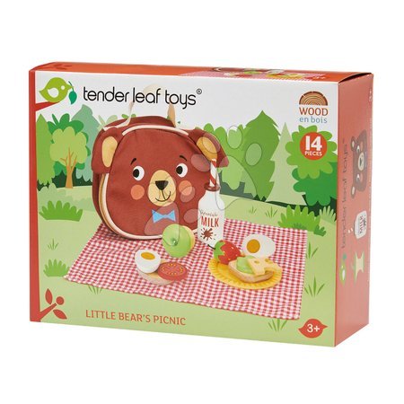 Fa játékkonyhák - Fa készlet kirándulásra Little Bear's Picnic Tender Leaf Toys - 5