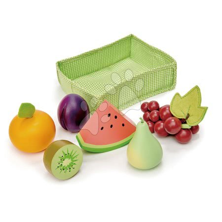 Hračky pre deti od 3 do 6 rokov - Drevené ovocie Fruity Crate Tender Leaf Toys_1