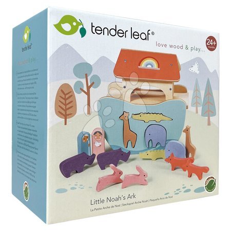 Jouets didactiques en bois - L'Arche de Noé en Bois Little Noah's Ark Tender Leaf Toys - 7