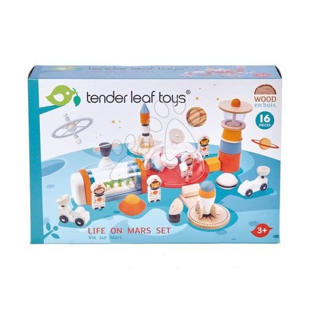 Jocuri de construit din lemn Tender Leaf - Set din lemn Viața pe Marte Life On Mars Tender Leaf Toys - 2