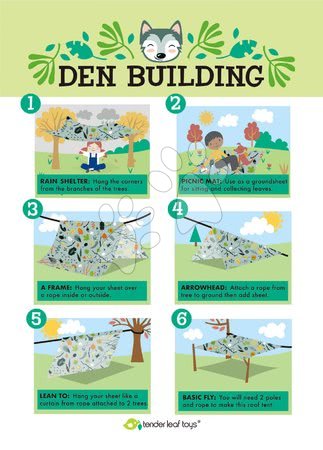 Jocuri educative din lemn -  Set de pădure din lemn pentru excursie Forest Trail Set Tender Leaf Toys - 5