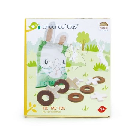 Lernspiele aus Holz - Holzspiel Tic Tac Toe Tender Leaf Toys - 4