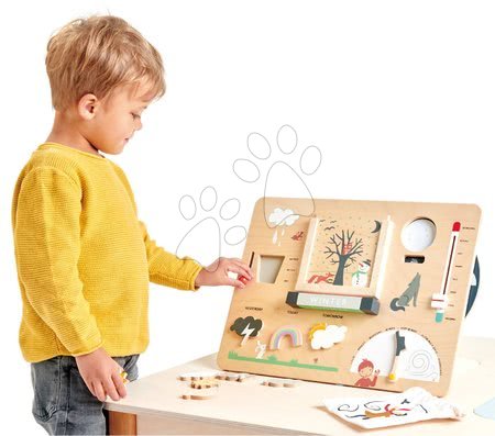 Jocuri educative din lemn - Stație meteo din lemn Weather Watch Tender Leaf Toys - 2