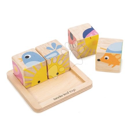 Wooden toy cubes - Baby Blocks Tender Leaf Toys Wooden Fairytale Cubes - 3