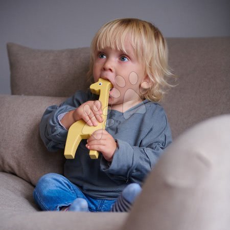 Dřevěné didaktické hračky - Dřevěný chlapeček a holčička se zvířátky The Friend Ship Tender Leaf Toys - 13