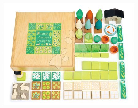 Wooden educational games - Wooden puzzle garden My Little Garden Designer Tender Leaf Toys - 2