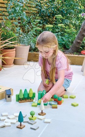 Jocuri educative din lemn - Joc de construit din lemn grădină My Little Garden Designer Tender Leaf Toys - 9