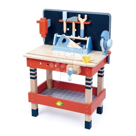 Fa munkapad és szerszámok - Fa szerelőműhely TenderLeaf Tool Bench Tender Leaf Toys - 2