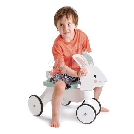 Babytaxiuri din lemn - Babytaxiu din lemn iepure care aleargă Running Rabbit Ride on Tender Leaf Toys - 2