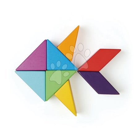 Jocuri de construit din lemn Tender Leaf - Joc de construit magnetic din lemn Designer Magblocs Tender Leaf Toys - 15