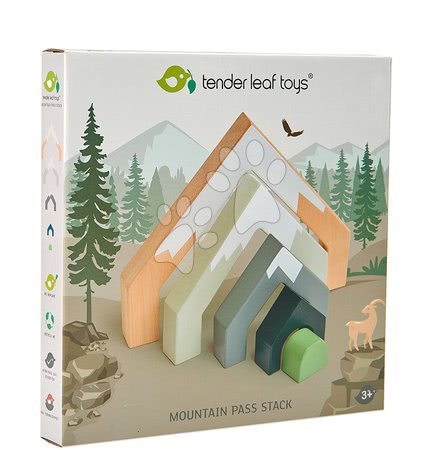 Didaktische Holzspielzeuge - Bergpass aus Holz Mountain Pass Stack Tender Leaf Toys - 3