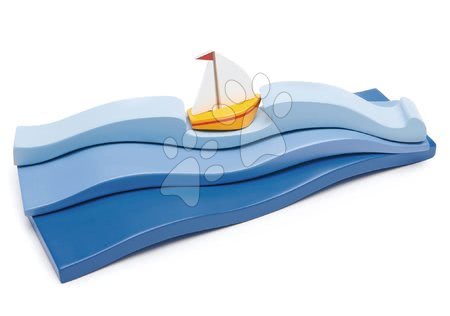 Jouets didactiques en bois - Océan en bois Blue Water Tender Leaf Toys - 5