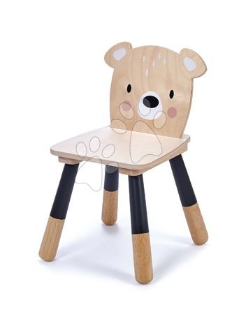 Dětský dřevěný nábytek - Dřevěný dětský nábytek Forest table and Chairs Tender Leaf Toys - 10