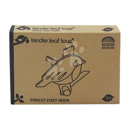 Meubles en bois pour enfants - Crochet en bois pour enfants Forest Coat Hook Tender Leaf Toys_1