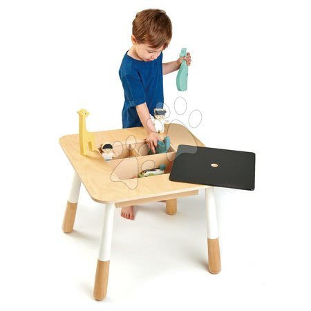 Tavolo e sedie per bambini Forest - Tender Leaf Toys TL8801 - Tavolo di  legno per bambini