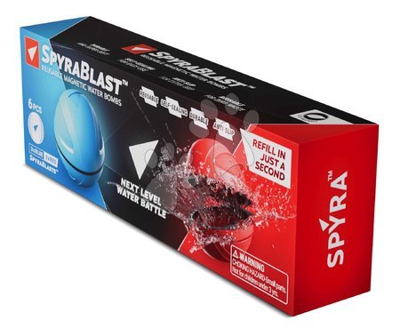 Pistolets à eau - Grenade aquatique magnétique SpyraBlast Bleu&Rouge Spyra - 12