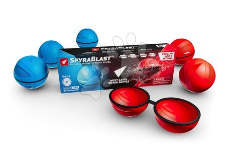 Pistolets à eau - Grenade aquatique magnétique SpyraBlast Bleu&Rouge Spyra - 2