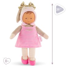 Puppen ab 0 Monaten - Puppe Miss Gestreifte Sternen Träume Mon Doudou Corolle s braunen Augen 25 cm von 0 Monaten_2