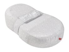 Hniezdo na spanie pre bábätká Cocoonababy® Pod Support Nest Red Castle Moon & Stars s napínacou plachtou šedé so vzorom od 0-3 mes