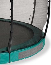 Zemní trampolíny  - Trampolína s ochrannou sítí Allure Classic ground Exit Toys přízemní průměr 366 cm zelená_1