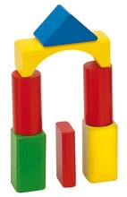Dřevěné kostky - Dřevěné kostky Wooden Toy Blocks Eichhorn barevné 85 dílů v různých tvarech od 12 měsíců_2