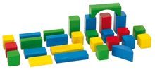 Dřevěné kostky - Dřevěné kostky Wooden Toy Blocks Eichhorn barevné 85 dílů v různých tvarech od 12 měsíců_0