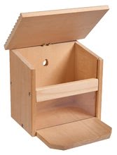 Dřevěné hračky - Dřevěné krmítko pro veverku Outdoor Feeding Squirell House Eichhorn 'sestav a vymaluj' barvičkami od 6 let_2