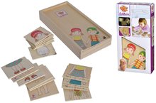 Dřevěné naučné hry - Dřevěné puzzle lidské tělo Body Puzzle with Wooden Box Eichhorn 18 dílů v boxu od 24 měsíců_2