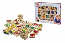 Dřevěné didaktické hračky - Dřevěné pexeso Picture Memory Game Eichhorn s 20 obrázky na 40 dílcích_1