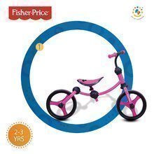 Balanční odrážedlo Fisher-Price Running Bike 2v1 smarTrike růžovočerné od 24 měsíců