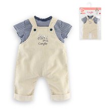 Doll clothing - Oblečenie T-Shirt & Ecru Overalls Loire Riverside Mon Premier Poupon Corolle pre 30 cm bábiku od 18 mes CO110950_0