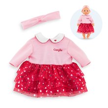 Ropa para muñecas - Ropa Vestido y Diadema Corazones Pétalos Mon Premier Poupon Corolle para una muñeca de 30 cm a partir de 18 meses_1