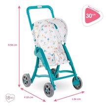 Kočárky od 18 měsíců - Kočárek Stroller Bears Mon Grand Poupon Corolle se sklápěcí stříškou pro 30cm panenku od 18 měsíců_2