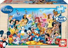 Dřevěné Disney puzzle - Dřevěné puzzle Disney svět Educa 100 dílků od 5 let_0