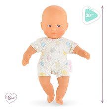 Lalki od 18 miesięcy - Lalka Mini Calin Króliki Mon Premier Poupon Niebieska Corolle  z niebieskimi oczami 20 cm od 18 miesięcy_2