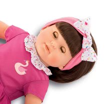 Pre bábätká - Bábika Alice s hnedými vlasmi Mon Grand Poupon Corolle 36 cm s hnedými klipkajúcimi očami a hrebeňom od 3 rokov_2
